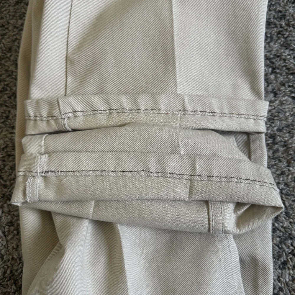 Vintage Levis Pants Mens 30x29 Beige Sta Prest Big E